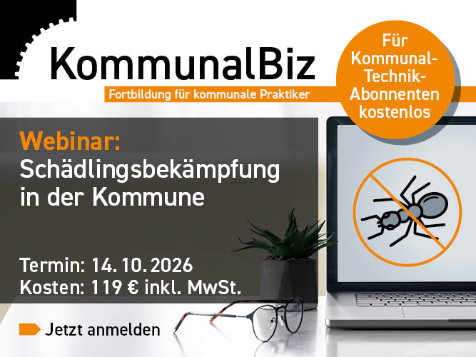 Schädlingsbekämpfung in Kommunen