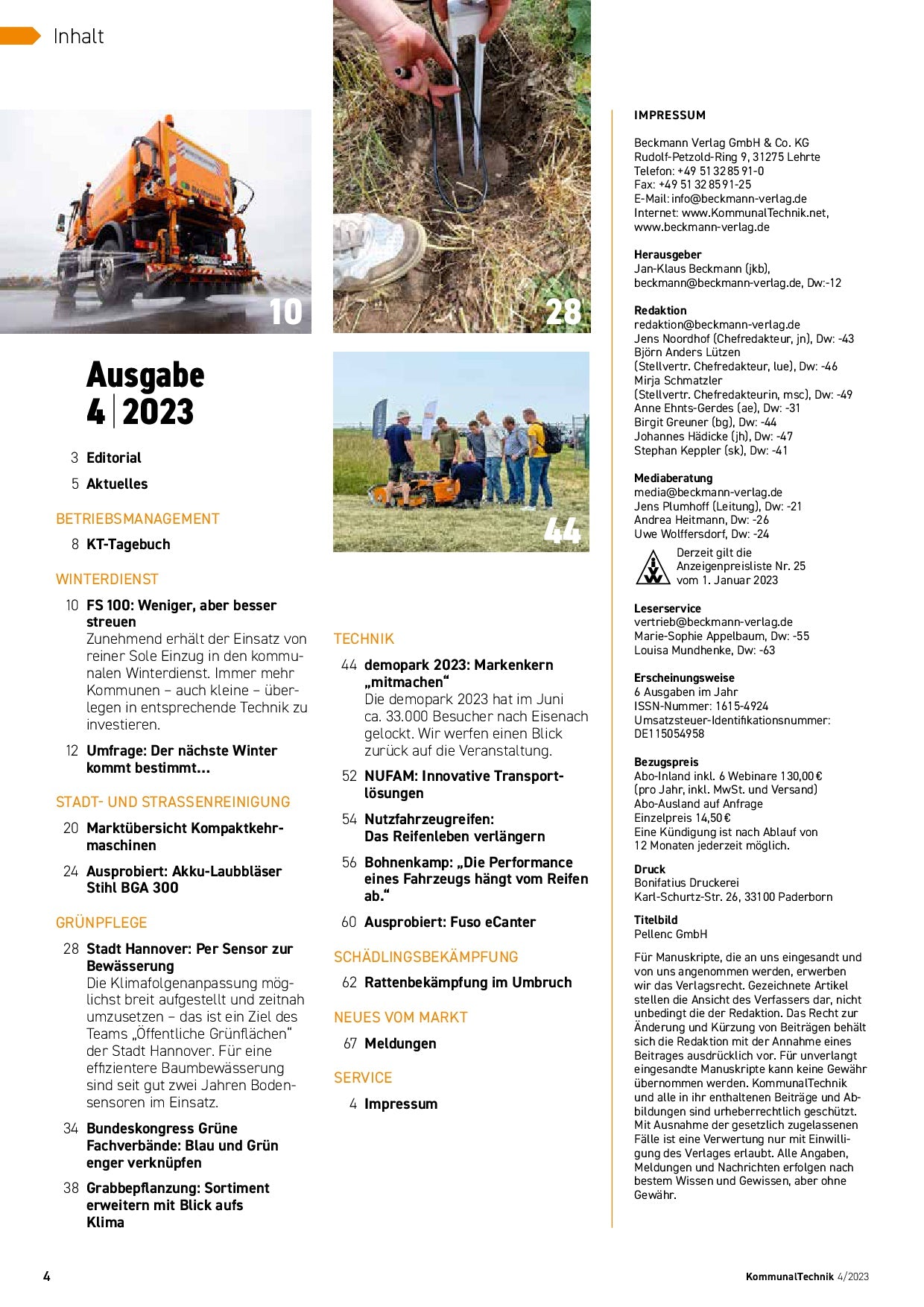KOMMUNALTECHNIK AUSGABE 04/2023