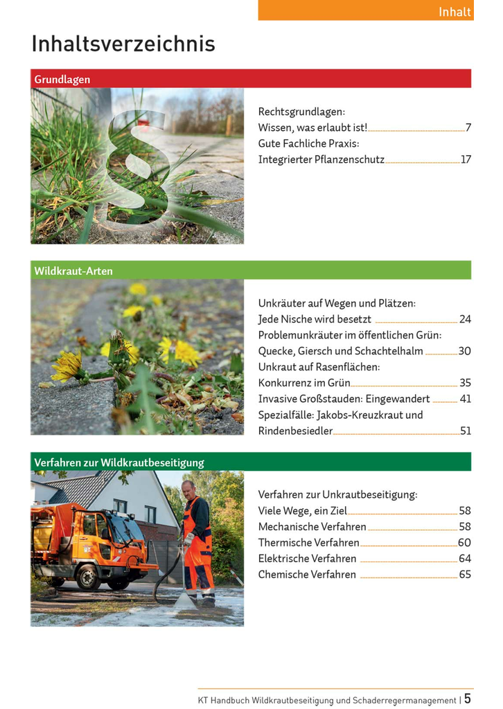 KOMMUNALHANDBUCH WILDKRAUTBESEITIGUNG