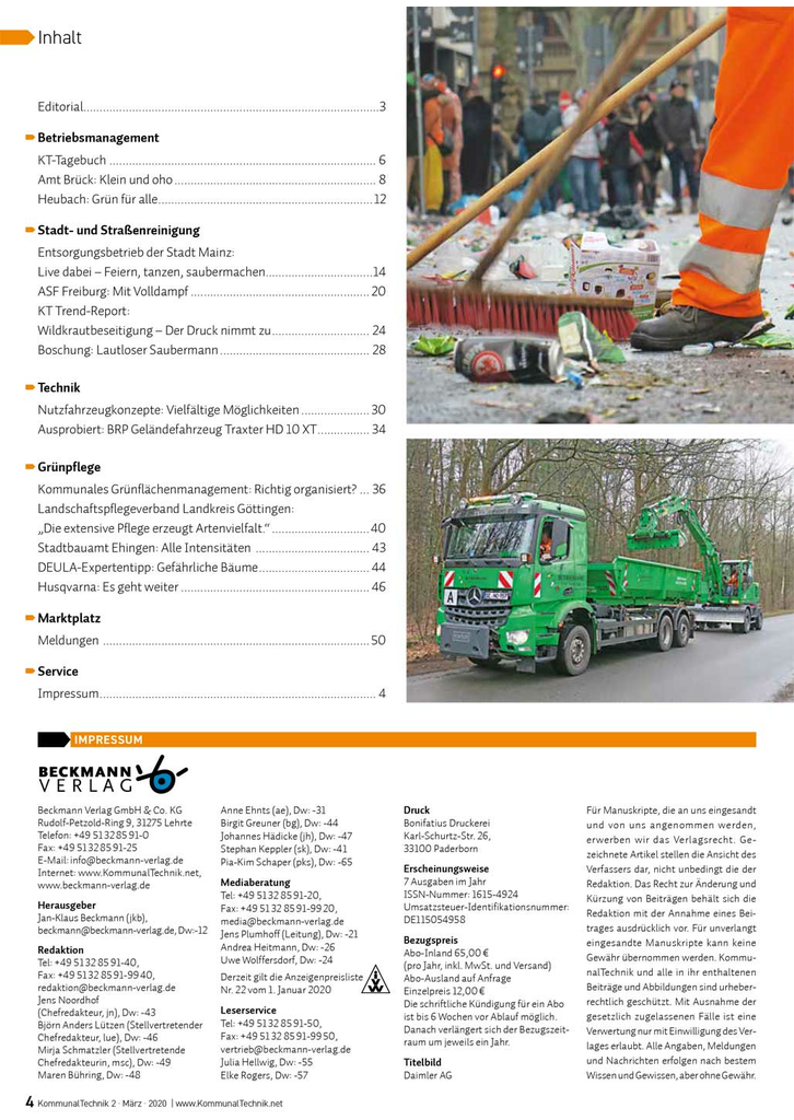 KOMMUNALTECHNIK, 2. DIGITALE AUSGABE 2020