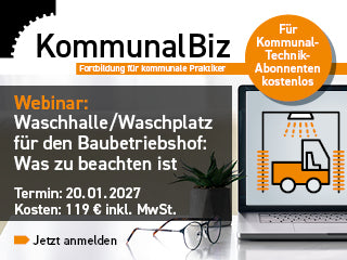 Waschhalle/Waschplatz für den Baubetriebshof: Was bei der Planung zu beachten ist