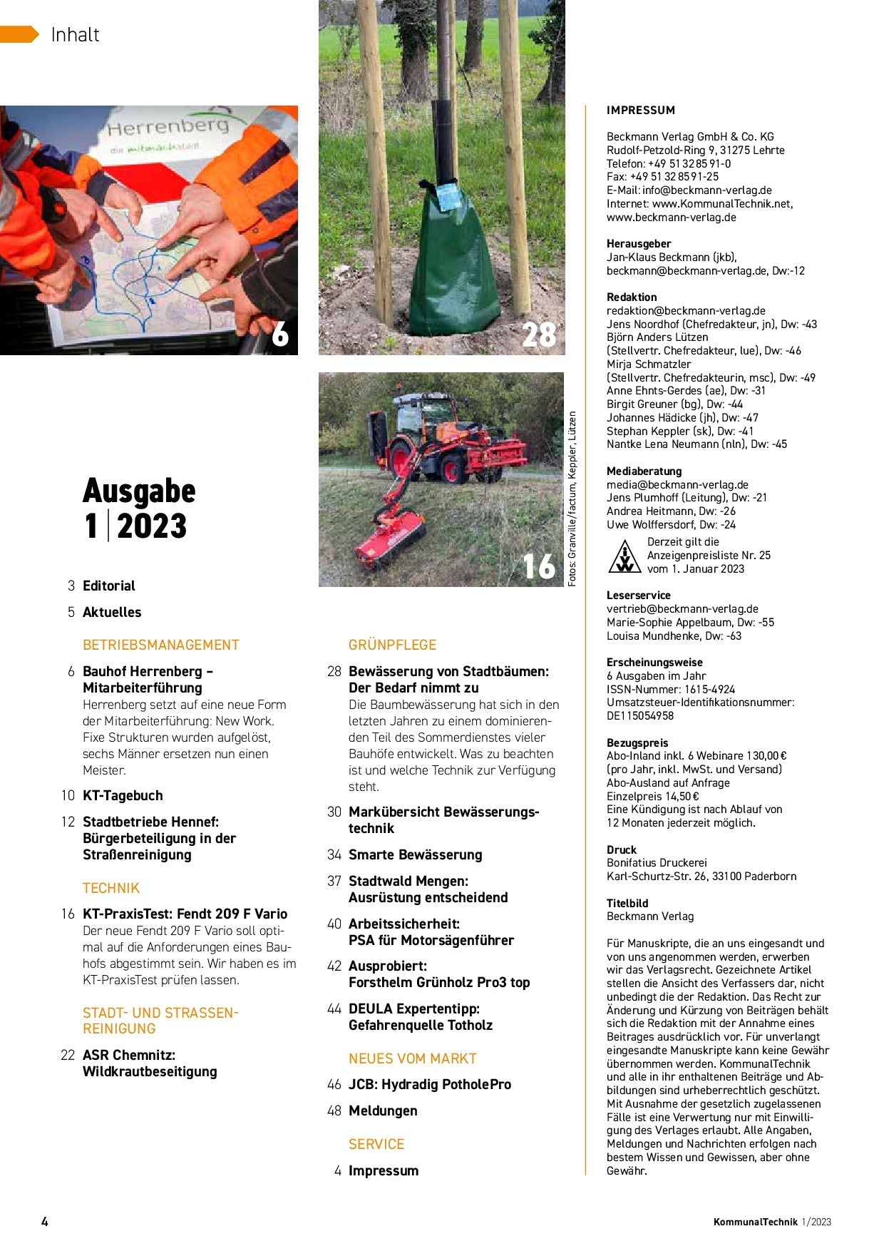 KOMMUNALTECHNIK Ausgabe 01/2023