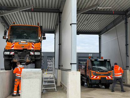 Waschhalle/Waschplatz für den Baubetriebshof: Was bei der Planung zu beachten ist